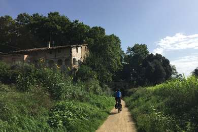 cycling along the carrilet cycle trail