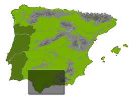 Location on map of Spain