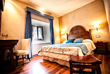 Bedroom in Llanes hotel